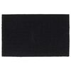 vidaXL Door Mat Black 50x80 cm Tufted Coir