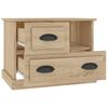 vidaXL Bedside Cabinet Sonoma Oak 60x39x45 cm