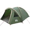 vidaXL Dome Tent 4-Person 308 x 268 x 130 cm Waterproof Green Taffeta