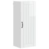 vidaXL Wall Cabinet LUCCA High Gloss White 40 x 31 x 100 cm