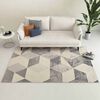 vidaXL Printed Rug Beige 120x170 cm Polyester