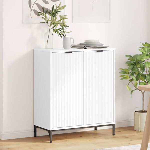 vidaXL Sideboard White 69.5 x 33 x 82 cm Engineered Wood