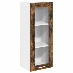 vidaXL Hanging Cabinet Smoked Oak 40 x 31 x 100 cm Engineered Wood