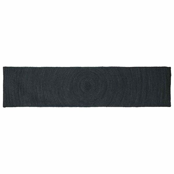 vidaXL Area Rugs Rectangular Dark Grey 60 x 200 cm Jute