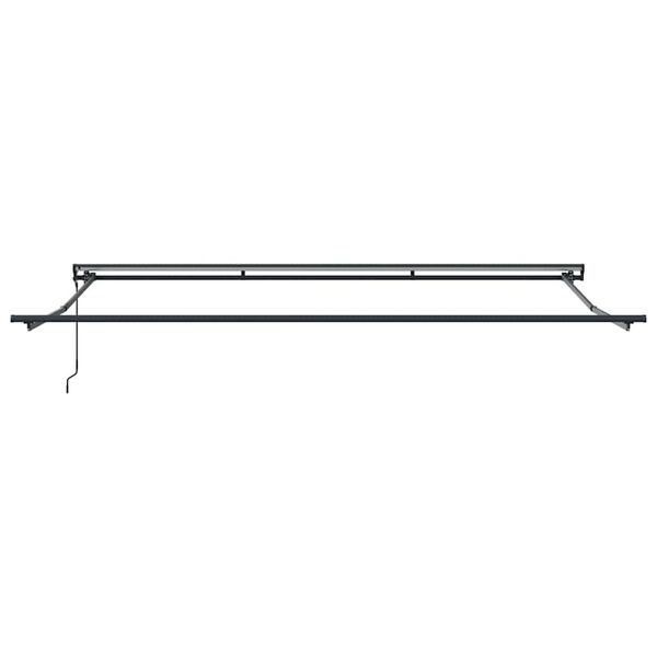 vidaXL Awning Frame Anthracite 4.5 x 3 m Powder-coated Steel