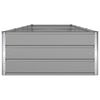 vidaXL Planter Light Grey 385 x 100 x 45 cm Galvanised Steel