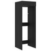 vidaXL Wash Machine Cabinet with Storage Black Oak 67.5 x 68 x 200 cm