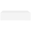 vidaXL Wall-mounted Drawer Shelves 2 pcs White 40x23.5x10 cm MDF