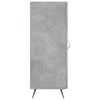 vidaXL Sideboard Concrete Grey 34.5x34x90 cm Engineered Wood