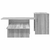 vidaXL Console Table Grey Sonoma 80 x 50 x 225 cm Engineered Wood
