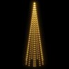 vidaXL Christmas Tree on Flagpole Warm White 310 LEDs 300 cm