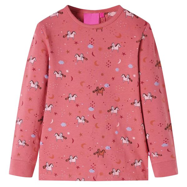 Kids' Pyjamas with Long Sleeves Old Pink 128