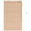 vidaXL Venetian Blind Oak Look 80 x 130 cm 35 mm Solid Paulownia Wood