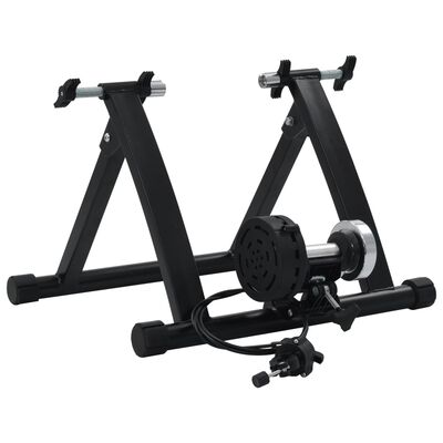 vidaXL Roller Trainer Black 26"-28" Steel Black