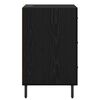 vidaXL Bedside Cabinet Black Oak 40 x 40 x 66 cm Engineered Wood