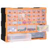 vidaXL Multi-drawer Organiser with 38 Drawers 52x16x37.5 cm
