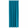 vidaXL Blackout Curtains with Rings 2 pcs Turquoise 260 x 140 cm
