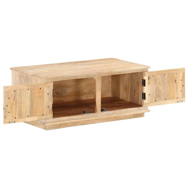 vidaXL Coffee Table 90x49x37 cm Solid Mango Wood