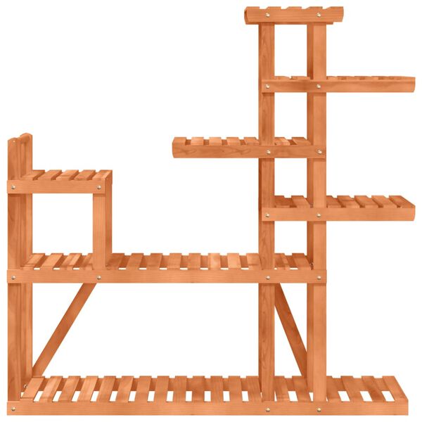 vidaXL Flower Stand 110x25x111 cm Solid Wood Fir