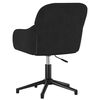 vidaXL Dining Chair 2 pcs Black 55 x 59.5 x 77 cm Velvet