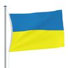 vidaXL Ukraine Flag with Brass Grommets 90x150 cm