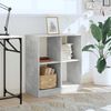 vidaXL Bookcase Concrete Grey 68.5x32x75 cm Engineered Wood