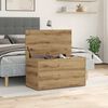 vidaXL Storage Chest Artisan Oak 84x42x46 cm Engineered Wood