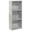 vidaXL Bathroom Wall Cabinet Concrete Grey 30 x 14 x 70 cm