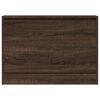 vidaXL Shoe Cabinet Brown Oak 80x21x57 cm Engineered Wood
