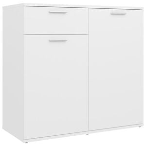vidaXL Sideboard White 80x36x75 cm Engineered Wood
