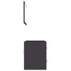 vidaXL 2 Piece Bathroom Furniture Set Grey Engineered Wood