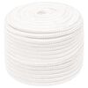 vidaXL Multipurpose Utility Rope 14 mm 100 m White PP 1275 kg Max Load