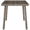 vidaXL Garden Coffee Table Rectangular Grey 60x40x37 cm Poly Rattan