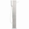 vidaXL Garden Shower Faucet 110 cm Stainless Steel