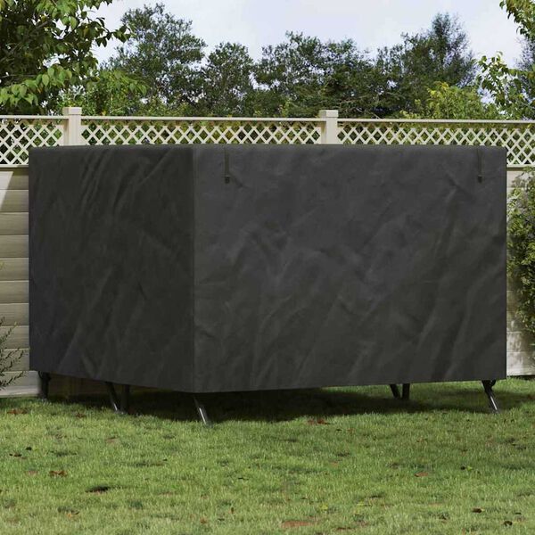 vidaXL Outdoor Swing Cover Black 250 x 250 x 160 cm 210D Oxford Fbric