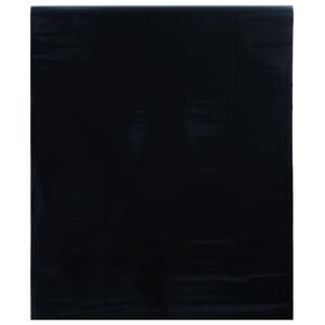 vidaXL Window Film Static Frosted Black 60x500 cm PVC