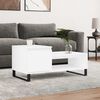 vidaXL Coffee Table White 100x50x45 cm Engineered Wood