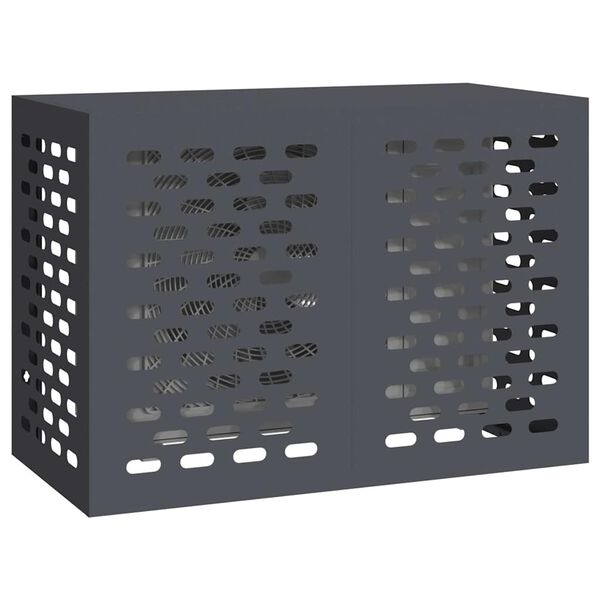 vidaXL Air Conditioner Cover Anthracite 100 x 50 x 70 cm Steel