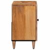 vidaXL Bathroom Sink Cabinet Natural 62 x 33 x 58 cm Solid Mango Wood
