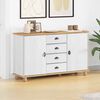 vidaXL Sideboard with Drawer ASKIM 133.5 x 40 x 79 cm Solid pine wood