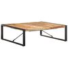 vidaXL Coffee Table 120x120x40 cm Rough Mango Wood