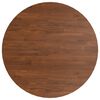 vidaXL Bar Table Dark Brown Ø50x89.5 cm Solid Wood Beech