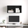 vidaXL TV Cabinet Set Black Oak 37 x 37 x 72 cm Engineered Wood