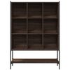 vidaXL Bookcase Brown Oak 102x30x141.5 cm Engineered Wood