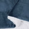 vidaXL Throw Blanket Navy Blue 150 x 200 cm Fleece