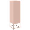 vidaXL Highboard Pink 36x39x123 cm Cold-rolled Steel