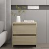 vidaXL Bedside Cabinet Sonoma Oak 45x34.5x44.5 cm Engineered Wood