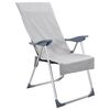 vidaXL Outdoor Chair Towels 2 pcs Grey 130 x 60 cm