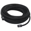 vidaXL Garden Soaker Hose Black 0.6" 25 m Rubber
