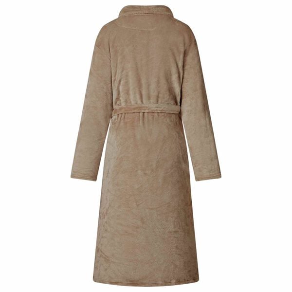 vidaXL Bathrobe without Hood Camel XL Flannel